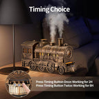 Gold train aroma diffuser timer function